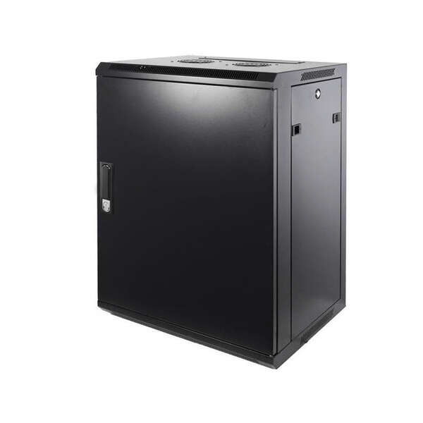 Naar omschrijving van AST19-6612M - 12U wandkast met metalen deur 600x600x635mm (BxDxH)