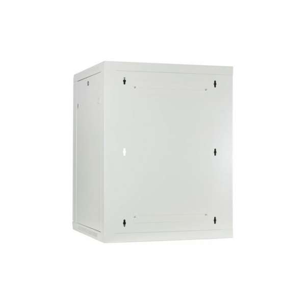 Naar omschrijving van AST19-6612W-FD - 12U witte wandkast met glazen deur 600x600x635mm (BxDxH)