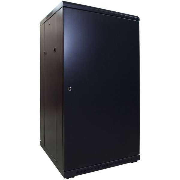 Naar omschrijving van AST19-6622 - 22U serverkast met glazen deur 600x600x1200mm (BxDxH)