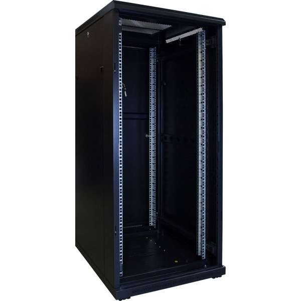 Naar omschrijving van AST19-6827 - 27U serverkast met glazen deur 600x800x1400mm (BxDxH)