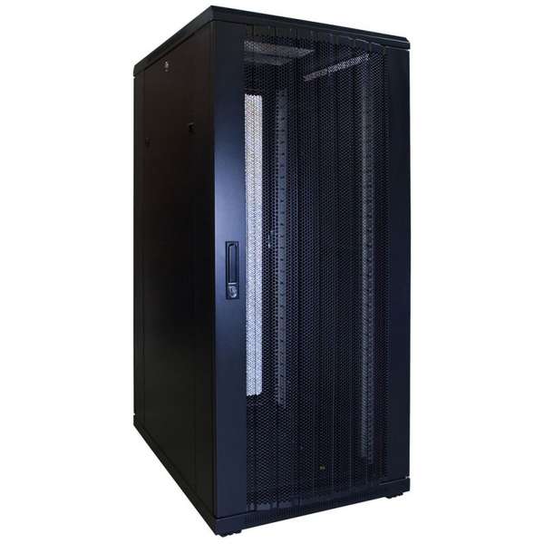 Naar omschrijving van AST19-6827PP - 27U serverkast met geperforeerde deur 600x800x1400mm (BxDxH)