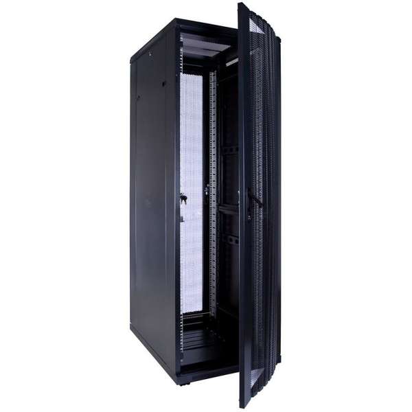 Naar omschrijving van AST19-6837PP - 37U serverkast met geperforeerde deur 600x800x1800mm (BxDxH)