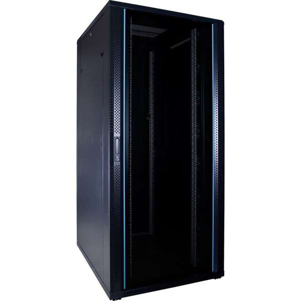 Naar omschrijving van AST19-8037 - 37U serverkast met glazen deur 800x1000x1800mm (BxDxH)