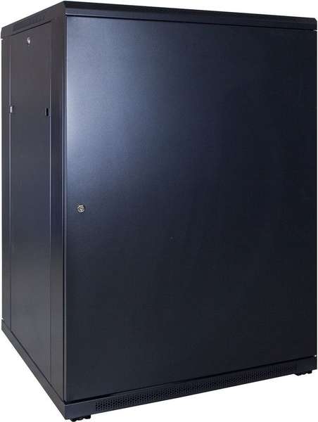 Naar omschrijving van AST19-8822-SHOW - SHOWMODEL 22U serverkast met glazen deur 800x800x1200mm (BxDxH)