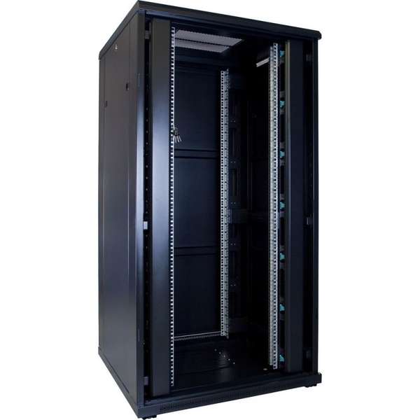 Naar omschrijving van AST19-8832 - 32U serverkast met glazen deur 800x800x1600mm (BxDxH)