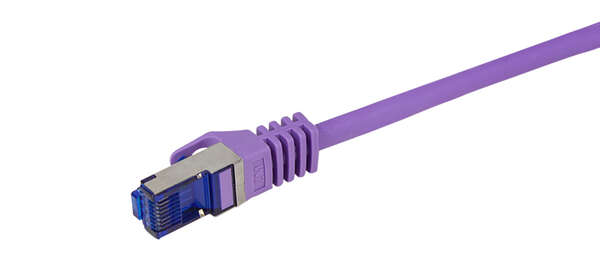 Naar omschrijving van C6A119S - Patch cable Cat.6A S/FTP Ultraflex 3P/GHMT certified, purple  20m