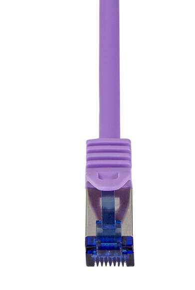 Naar omschrijving van C6A119S - Patch cable Cat.6A S/FTP Ultraflex 3P/GHMT certified, purple  20m