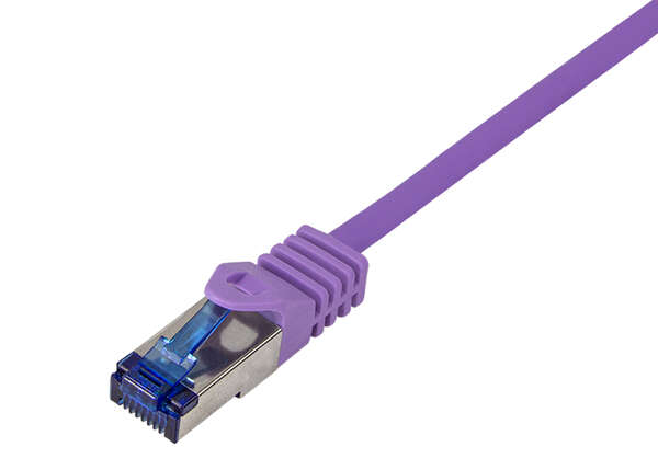 Naar omschrijving van C6A119S - Patch cable Cat.6A S/FTP Ultraflex 3P/GHMT certified, purple  20m