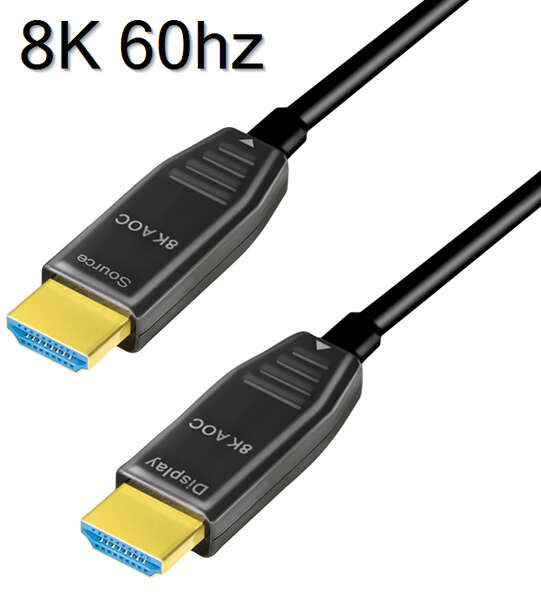 Naar omschrijving van CHF0114 - HDMI cable, A/M to A/M, 8K/60 Hz, AOC, black, 30 m