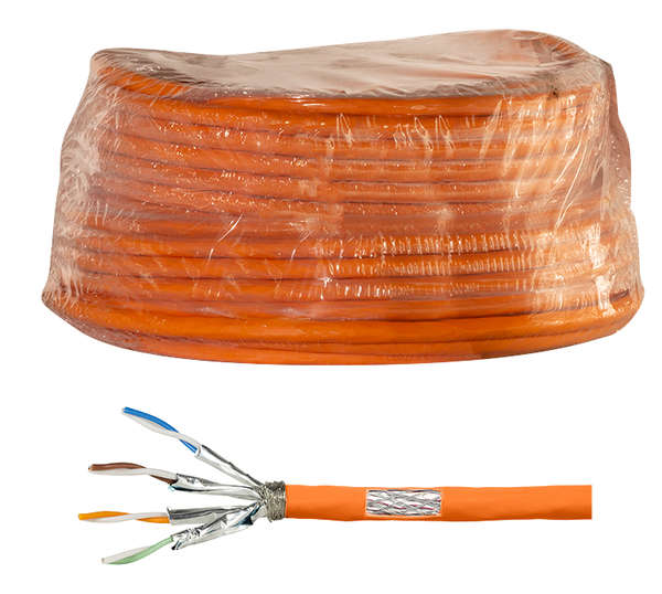 Naar omschrijving van CPV0058 - Cat.7 1000MHz Installation Cable 23 AWG S/FTP  25m, orange