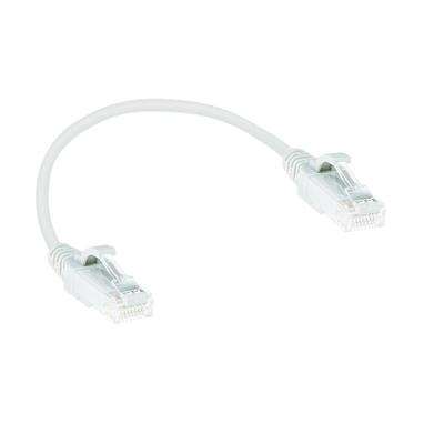 Naar omschrijving van DC8902 - ACT Wit LSZH U/UTP CAT6 slimline patchkabel snagless 2m