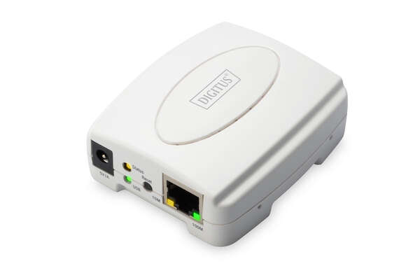 Naar omschrijving van DN-13003-2 - USB Print Server, 1-Port 1x RJ45, 1x USB A, USB 2.0