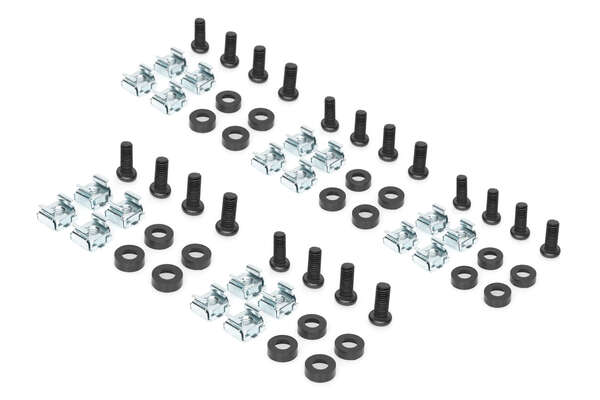 Naar omschrijving van DN-19-ORG-2-SW - 2U-kabelbeheerring, 44x100 mm 10 stuks, kleur zwart (RAL 9005)