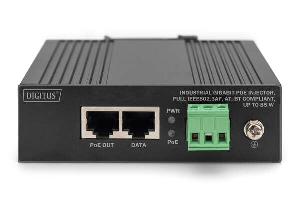 Naar omschrijving van DN-651141 - Industrial Gigabit PoE Injector FullIEEE802.3af,at,bt Compliant, up to 85 W