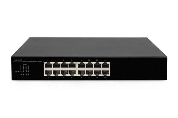 Naar omschrijving van DN-80112-1 - DIGITUS 16-Port Gigabit Switch 16-port 10/100/1000Base-T