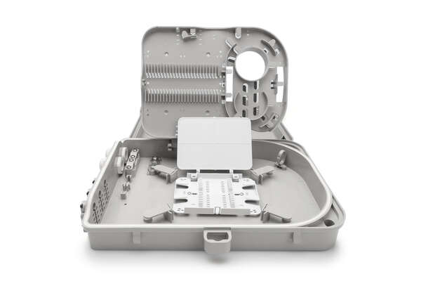 Naar omschrijving van DN-968911 - Outdoor FTTH Distribution Box for 24 SC/SX or LC/DX adapters and 24 splices