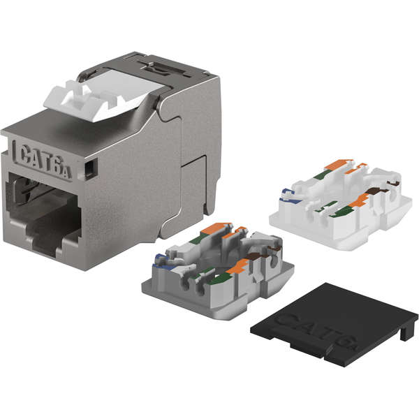 Naar omschrijving van E-20094 - RJ45 Keystone Slimline/ Shortbody Cat.6A