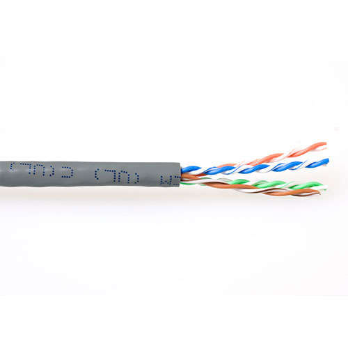 Naar omschrijving van EP380B - ACT CAT6 U/UTP PVC soepel patch grijs 305 m