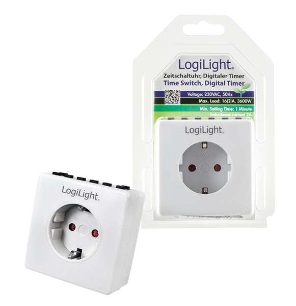 Naar omschrijving van ET0002A - LogiLight Digital Time Switch