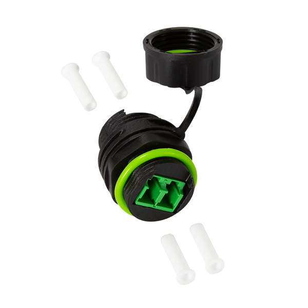 Naar omschrijving van FA05LC1 - Waterproof fiber optic Duplex LC connector with dust cap