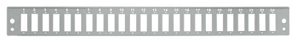 Naar omschrijving van FO-FP24SC-GR - Frontplaat  24-v SC duplex grijs voor FO-BOX-GR