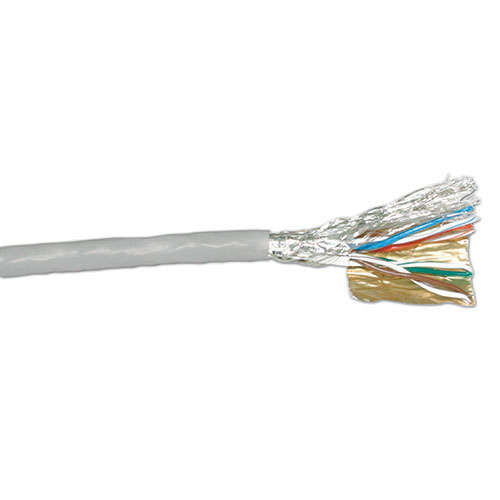 Naar omschrijving van FP700B - ACT CAT 6A S/FTP PVC soepel patch 305 m grijs