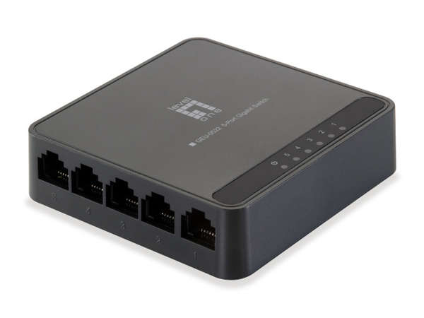 Naar omschrijving van GEU-0522 - GEU-0522 5 Port Gigabit Ethernet Switch