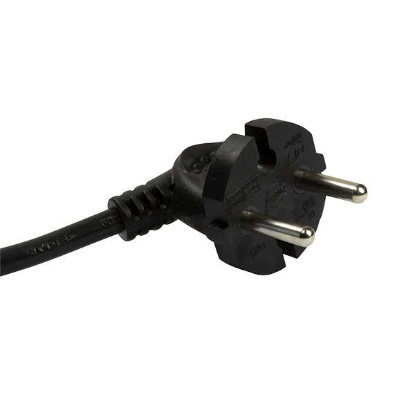 Naar omschrijving van LPS229B - Socket outlet 3-way, slim, 1.5m, black