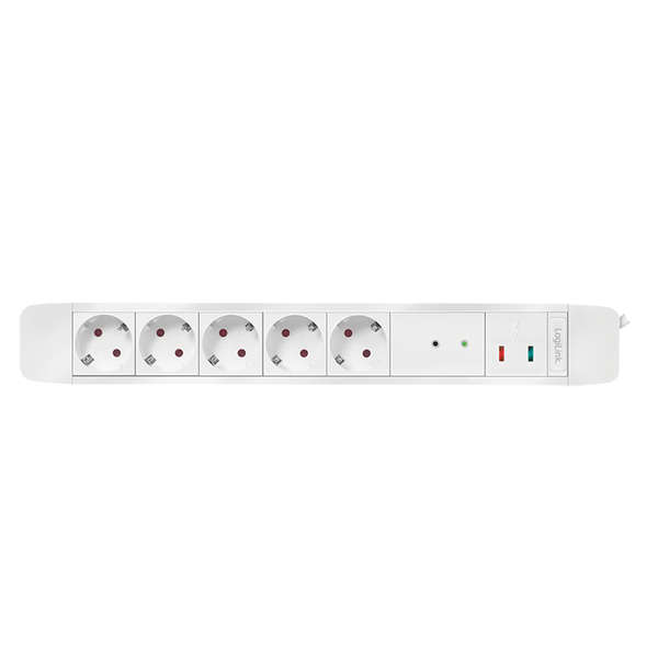 Naar omschrijving van LPS402 - Socket outlet 5way  remote control for 2, 1.5 m, white