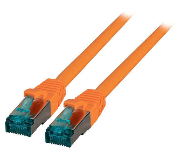 Naar omschrijving van SL6AOR500 - RJ45 Patch cable S/FTP, Cat. 6A, orange, 50m