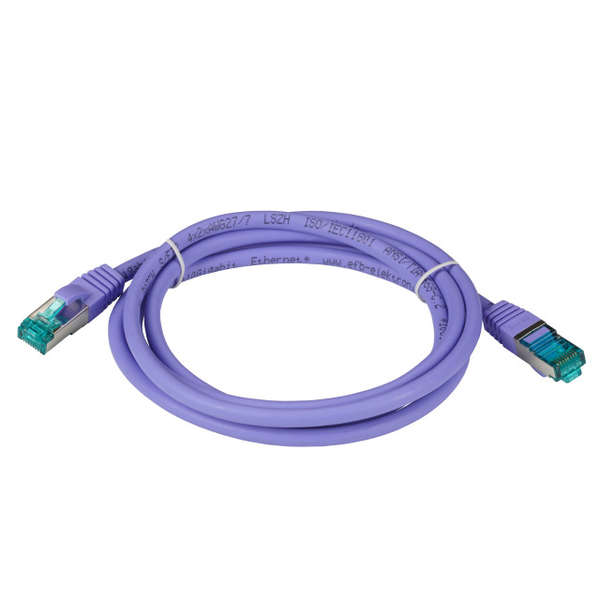 Naar omschrijving van SL6APS005 - Patch Cat.6A 10G S/FTP PIMF Paars 0,5m