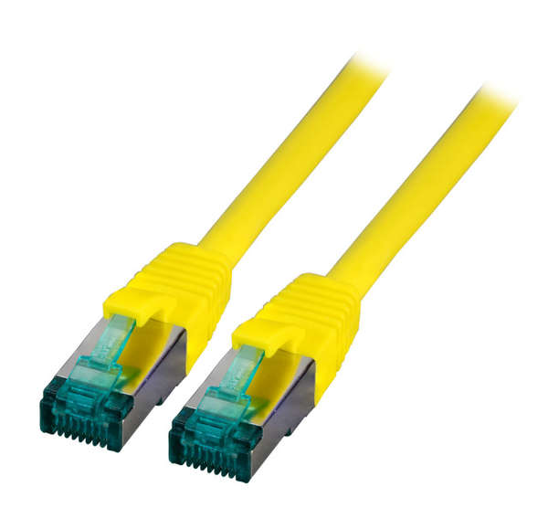 Naar omschrijving van SL6AGE020 - RJ45 Patch cable S/FTP, Cat. 6A, yellow, 2m