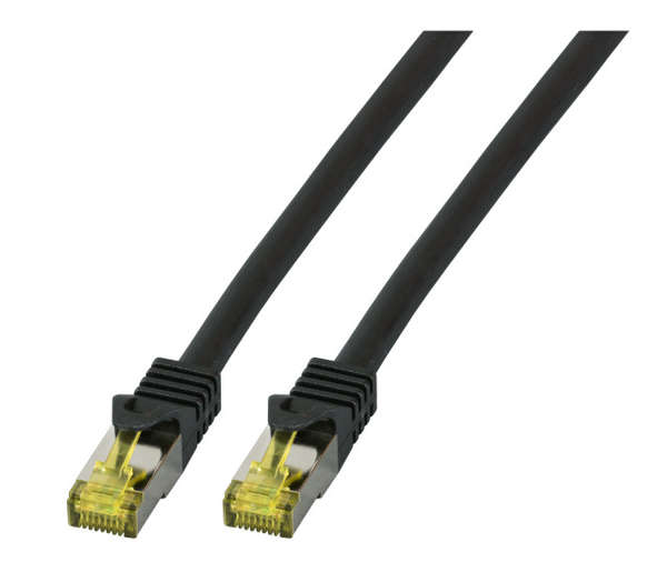 Naar omschrijving van SL6AZW250 - Patch Cat.6A Cat7 10G S/FTP PIMF Zwart 25m