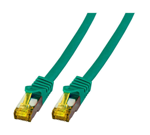 Naar omschrijving van ES6AGN250 - Patch Cat.6A- Cat7  10G S/FTP PIMF green 25m