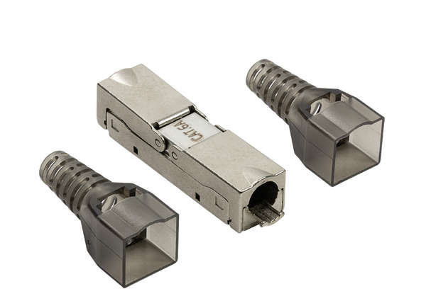 Naar omschrijving van MP0046 - Field assembly Cat.6A cable connector, shielded, slim type