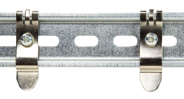 Naar omschrijving van MP0049 - DIN-Rail mounting brackets, stainless steel, 2pcs.