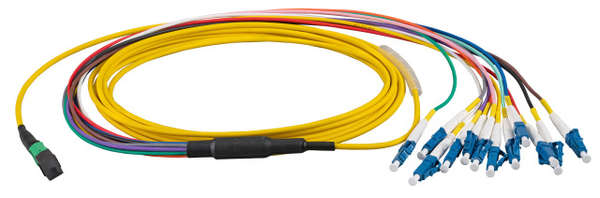 Naar omschrijving van MTPF12LCOS2-3 - MTP-F/LC 12-fibers patchkabel OS2, 3m