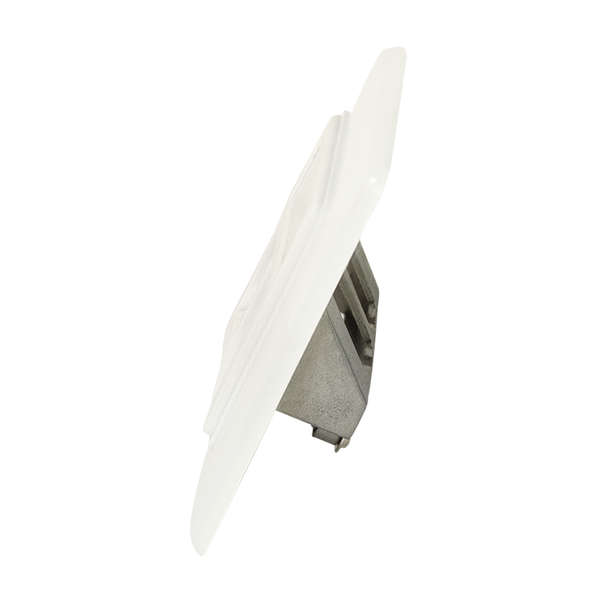 Naar omschrijving van NK4054 - Keystone faceplate for 2 keystone jacks,  pure white