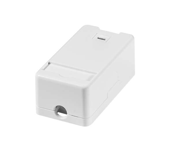 Naar omschrijving van NK4079 - Keystone surface box 1-port, with shutter