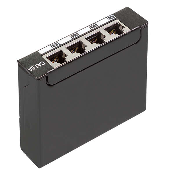 Naar omschrijving van NP0088 - Cat.6A mini distributor,  4 ports, shielded