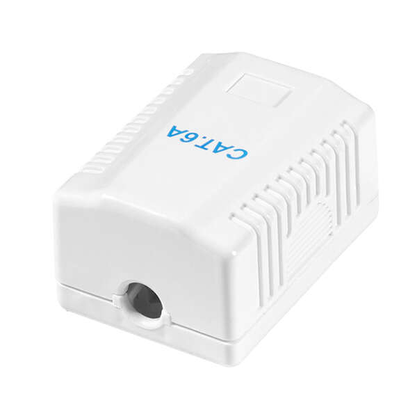 Naar omschrijving van NP0096 - Cat.6A Surface Mounted Box 1 x RJ45, shielded