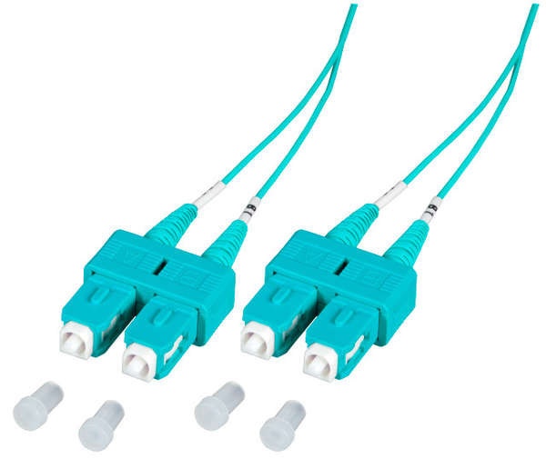 Naar omschrijving van OM3SCSC010E-D - Duplex Glasvezel Patchkabel om3 SC-SC 50/125, 1m Dikte 1,2mm