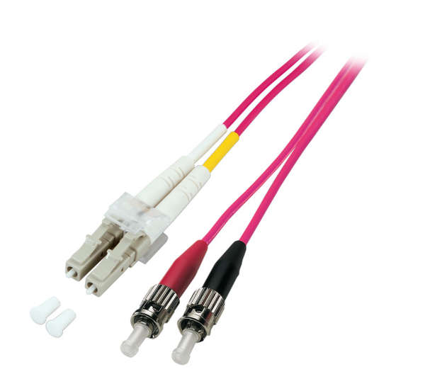 Naar omschrijving van OM4LCST050E - Duplex Glasvezel Patchkabel om4 (100Gbit) LC-ST 50/125, 2mm, 5m