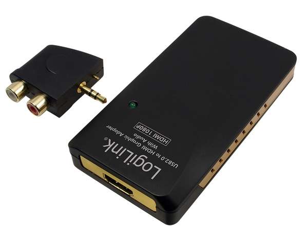 Naar omschrijving van UA0105 - Adapter USB2.0 to HDMI Multi-Display with Audio