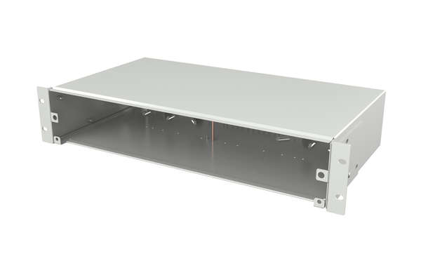 Naar omschrijving van VSB2HE-A-SW - Splice box sliding version 2U without  front panel, unequipped, black