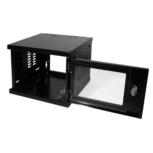 Naar omschrijving van W06Z33B - Network cabinet 10 inch, 4U, assembled, 300mm deep, black