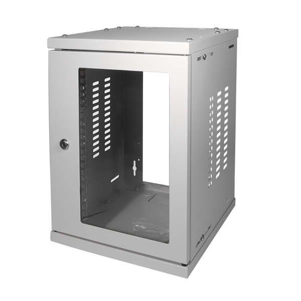 Naar omschrijving van W09Z33G - Network cabinet 10 inch, 8U, assembled, 300mm deep, grey