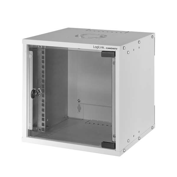 Naar omschrijving van W66Z30G - Network cabinet 10 inch, 6U, assembled, 300mm deep, grey